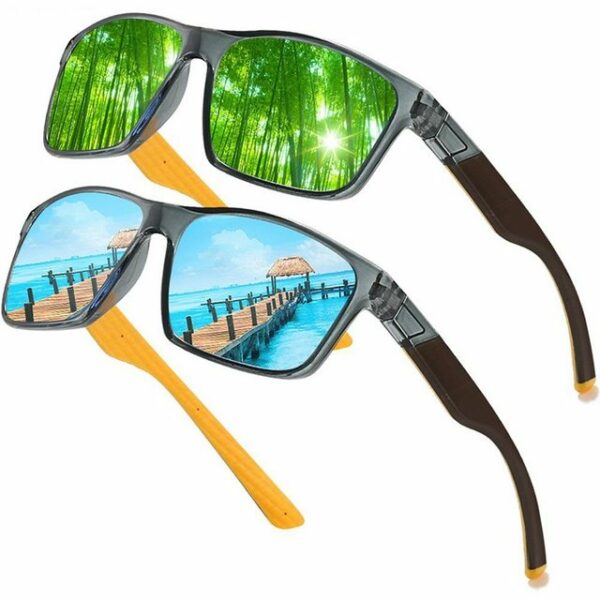 Benda Handels Sonnenbrille Sport-Sonnenbrille für Männer polarisierte Sportbrille (2-St)