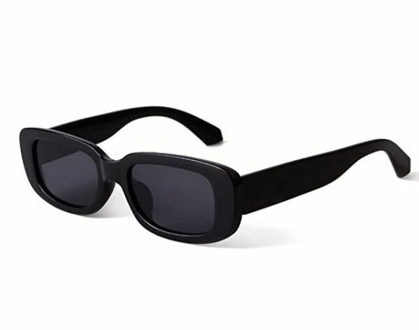 Haiaveng Sonnenbrille Vintage rechteckige Sonnenbrille für Damen und Herren Modische Retro-Brille mit quadratischem Rahmen