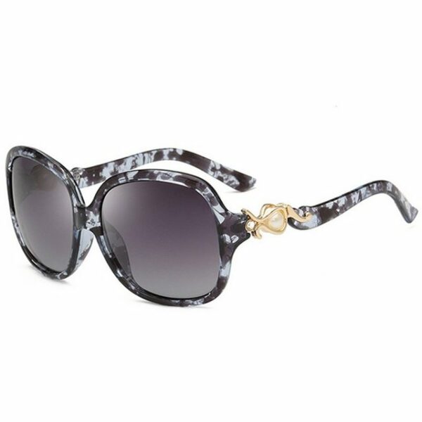 SUNEE Sonnenbrille Damensonnenbrille mit großer Rahmen und Perlenverzierung (1-St)