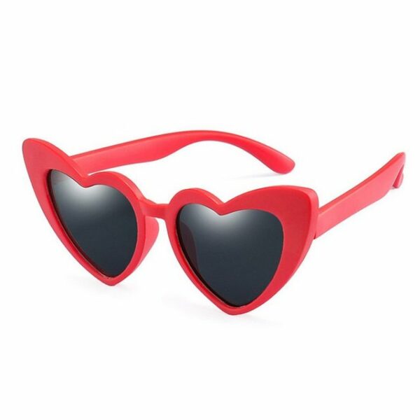 SUNEE Sonnenbrille Kinder-Sonnenbrille mit modischem polarisiertem Herz-Design (1-St) für den Außenbereich