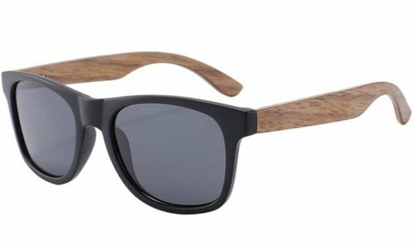 CAKUJA Sonnenbrille Mode Holz Polarisierte Sonnenbrille - Retro Stil Rechteckig Shades für Damen und Herren Perfekte Geschenke