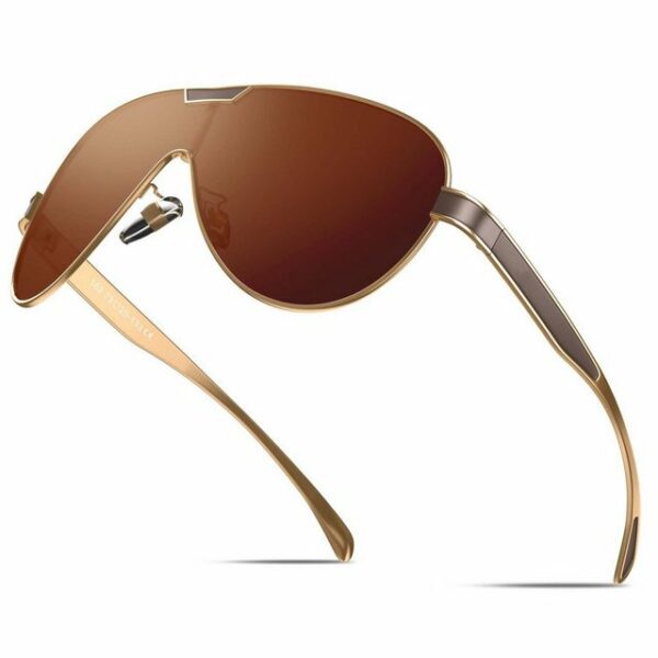 Housruse Sonnenbrille Polarisierte Unisex-Mode-Sonnenbrille, einteilige Strand-Sonnenbrille (1-St)