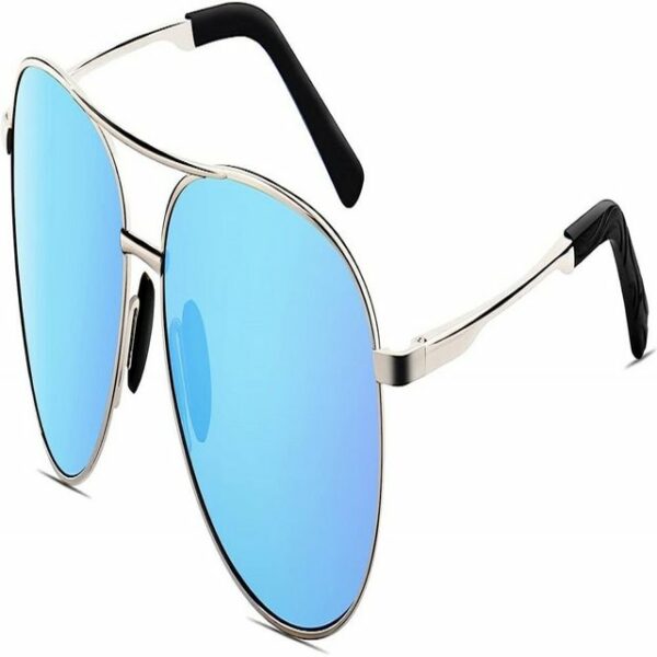 Jormftte Sonnenbrille Retro Pilotenbrille Polarisierte Sonnenbrille für Herren Damen UV400