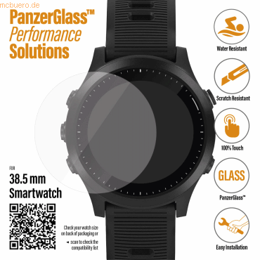 PanzerGlass PanzerGlass für Huawei Watch GT2 (46 mm), SmartWatch 38.5