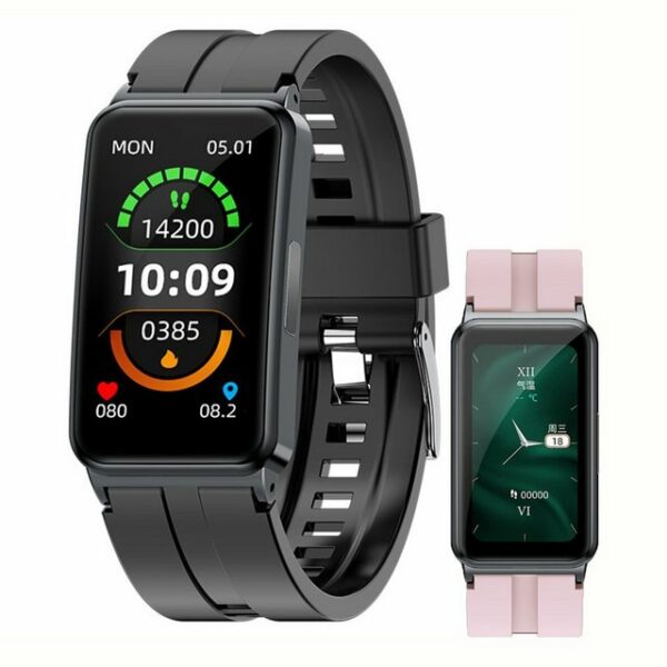 Rutaqian Smartwatch für Damen Herren, Fitness Armbanduhr Sportuhren Smartwatch (1.47 Zoll)