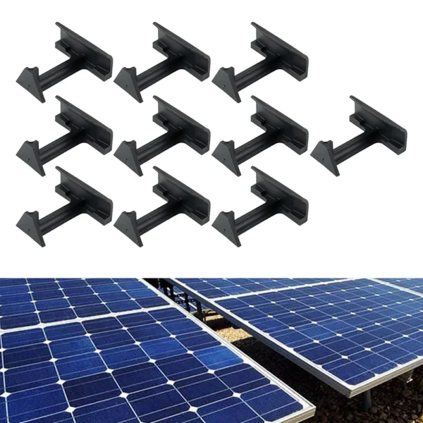 10 PCS 30/35/40mm Solar Panel Water Drainage Clips Solar Power Supplies Photovoltaic Panel Water Drained Away Clip Easy Mounting