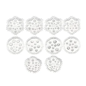 10 Pcs Flower Polymer Clay Molds Mini Resin Polymer Clay Small Flower Mold Daisy Clay Molds