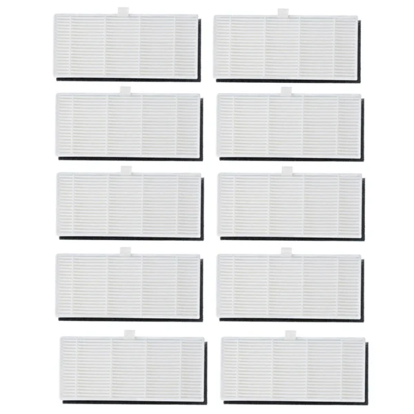 10Pcs Hepa Filter for Lydsto R1 R1A Robot Vacuum Cleaner Parts Accessories Vacuum Cleaner Spare Parts Accessories