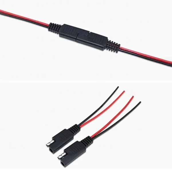 18AWG 10CM SAE male female Cable Power Extension connector wire for DIY Automotive Solar Battery Plug Wire SAE Cable B4