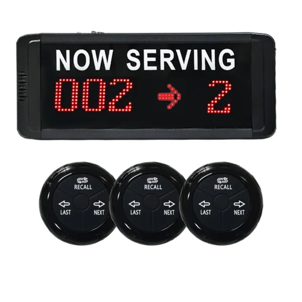 2023 New Intelligent Bank Wireless Queue Management System With Display And Button Show Calling Number