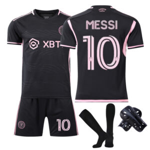 24 Miami Ausw?rtsspiel 10 Messi International Major League Soccer Trikotset Kinder-Trikot-Team-Kit