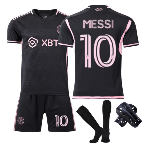 24 Miami Ausw?rtsspiel 10 Messi International Major League Soccer Trikotset Kinder-Trikot-Team-Kit