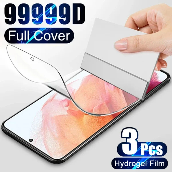 3PCS Hydrogel Film For Oppo Reno8 T 5G Screen Protector Not Glass For Oppo Reno8T 4G Reno 8 8T Full Cover Protective Films