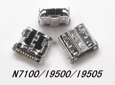 50pcs Micro USB 11pin Connector Charging Port Socket Tail plug For Samsung Galaxy S4 I9500 I9502 I9505 N7100 N7108 N7105 NOTE2