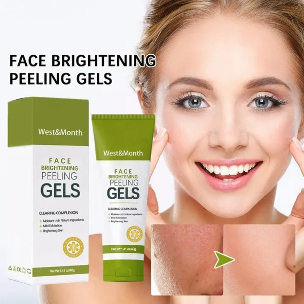 Aloe Vera Facial Exfoliating Gel Face Cleaning Scrub Care Smooth Dead Skin Whitening Remove Moisturizing Skin Nourish 40g W4K4