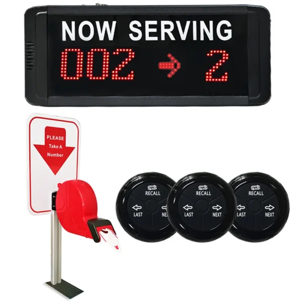 China Supplier Wireless Queue Calling System with 3 Digits Display Outdoor Queue Management System Kiosk