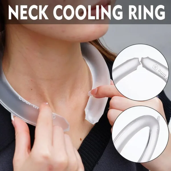 Cooling Neck Wraps Ring Scarf Cool Cooling Neck Cooler Health Activities Tube Sports Heat Outdoor Reusable Summer Beauty Co S4P0