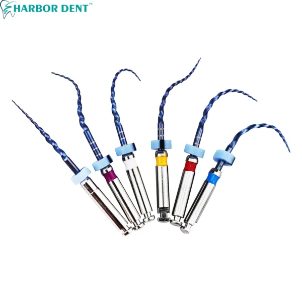Dental Root Canal File Gold Endo Rotary Super Files Golden Endodontic Files 25mm Nickel Titainium Instrument Dentistry