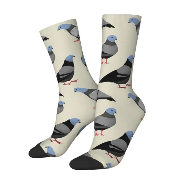 Design 33 - The Pigeons Socks Harajuku High Quality Stockings All Season Long Socks Accessories for Man's Woman's Gifts