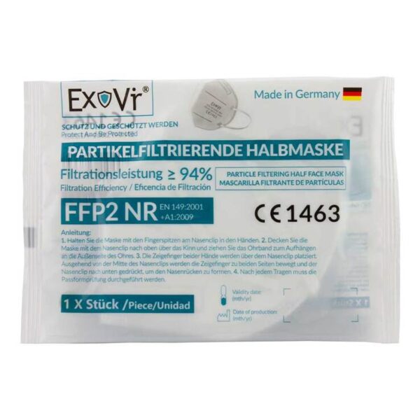 FFP2 NR Atemschutzmaske Exovir