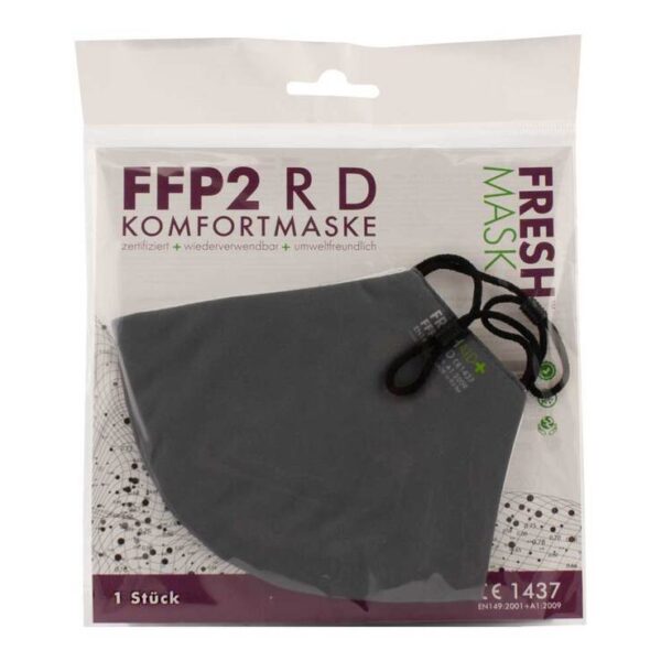 Fresh Aid + FFP2 RD Komfortmaske grau