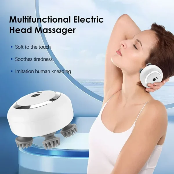 Multi Claw Head Massager Electric Relaxation Shoulder Leg Arm Neck Deep Tissue Head Scalp Kneading Vibrator
