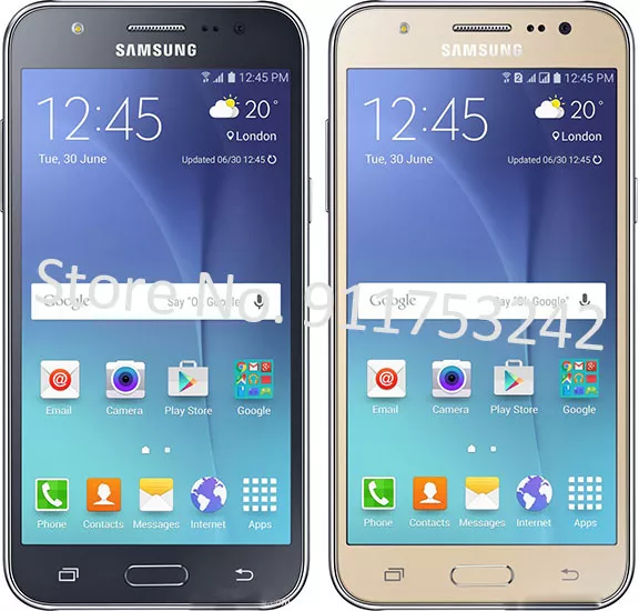 Refurbished Unlocked Samsung Galaxy J5 J500F 5.0 Inch Quad Core 1.5GB RAM 8GB ROM 13.0MP Dual SIM Card Bluetooth Mobile