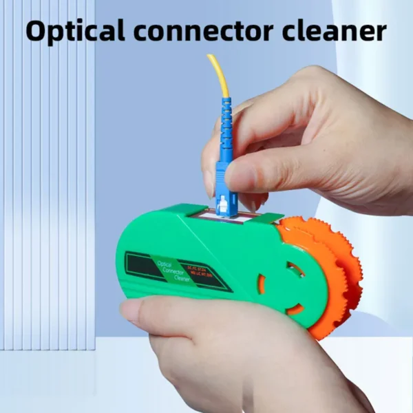 SC/FC/ST/LC/DIN Fiber Optic Connector Cleaner 500+ Life Time FTTX Tool Fiber Equiment