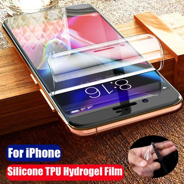 Silicone Hydrogel Film For apple iPhone 11 12 13 14 Pro XS Max XR iphone 12 X 7 8 Plus SE TPU Screen Protector Protective Film