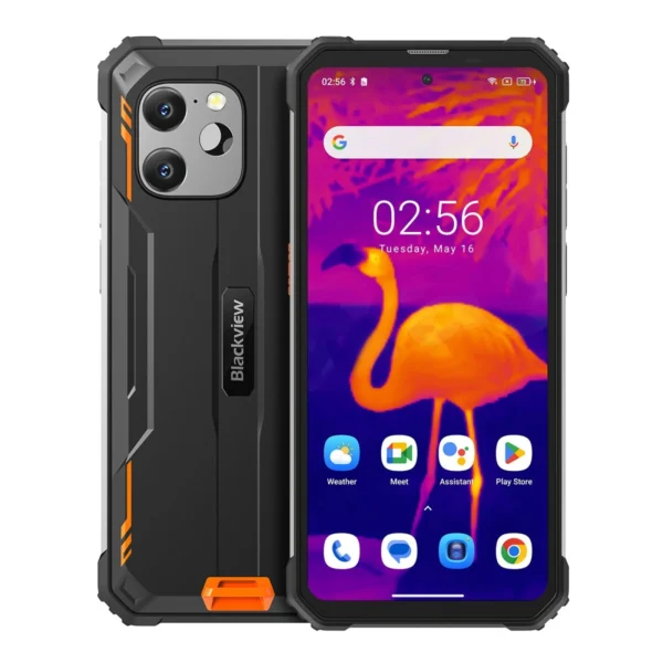 World Premiere Blackview BV8900 Rugged Smartphone 6.5'' Display 16GB 256GB Helio P90 Android 13 Mobile 64MP Thermal Cellphone
