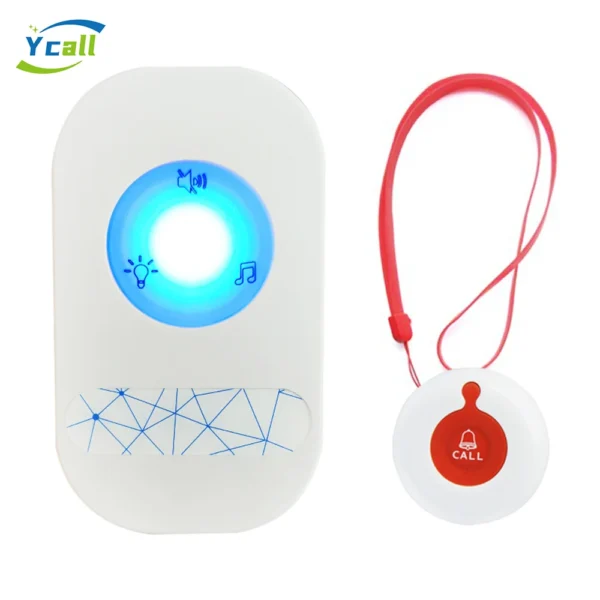 Ycall Wireless Caregiver Pager Call Button Call Bell Medical Alert System for Seniors Patients Elderly at Home