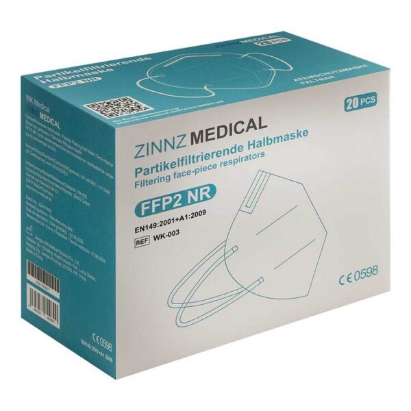 Zinnzmedical FFP2 NR Atemschutzmaske faltbar