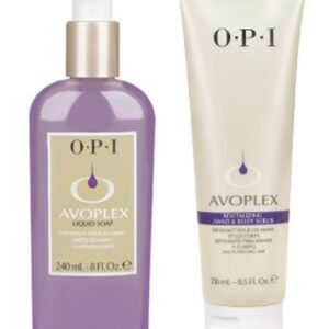 Aktion - OPI Avoplex Smoothie Duo liquid Soap 240 ml + Hand and Body Scrub 250 ml