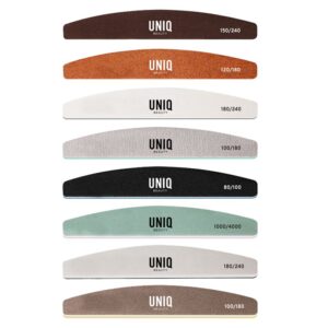 UNIQ  UNIQ Multi-Grit Halbmond Nagelfeilen- und Puffer-Kit Nagelfeile 8.0 pieces