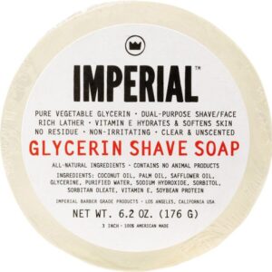 Imperial Glycerin Shave/Face Soap 176 g Puck
