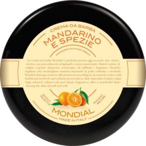 Mondial Luxury Shaving Cream Plexi Bowl 150 ml Mandarino E Spezie