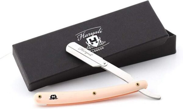 Haryali London Rasierhobel Cut Throat Razor Traditionelles manuelles Rasiermesser für Herren, 1-tlg.