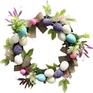 KIKI Osterkranz Frühling Ostern Ostereier, Eier, Ringringwa Blütenring Szenenanordnung