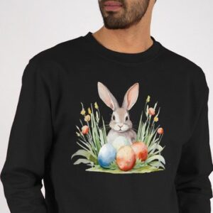 Shirtracer Sweatshirt Hase mit Ostereiern (1-tlg) Ostern Outfit