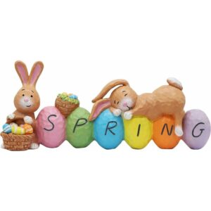 Spring Easter Home Decoration Craft Style Hase und Ei für Ostern Frühlingsdekoration