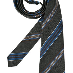Windsor Herren Krawatte braun Seide College-Streifen