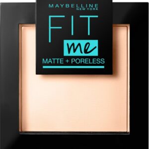 Maybelline Fit Me! Matte + Poreless Puder Nr. 100 Warm Ivory Puder 9g