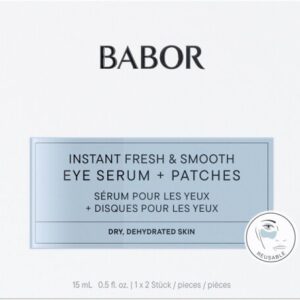 BABOR Instant Fresh & Smooth Eye Serum + Patches