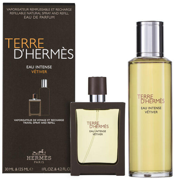 Hermès Terre d`Hermès Eau Intense Vetiver EDP Geschenkset EDP 30 ml + EDP 125 ml Nachfüllung