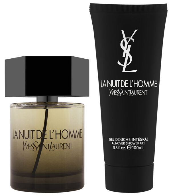 Yves Saint Laurent La Nuit De L`Homme EDT Geschenkset EDT 100 ml + 50 ml Duschgel