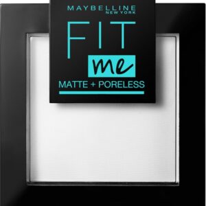 Maybelline New York Fit Me! Matte + Poreless Puder 90 Translucent Puder (lose) 9g