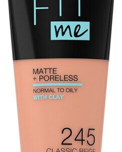 Maybelline Fit Me! Matte + Poreless Make-Up Nr. 245 Classic Beige Foundation 30ml