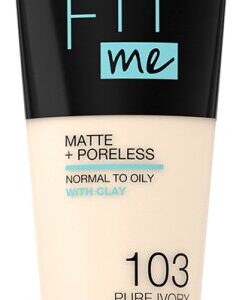 Maybelline Fit Me! Matte + Poreless Make-Up Nr. 103 Pure Ivory Foundation 30ml