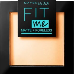 Maybelline New York Fit Me! Matte + Poreless Puder 250 Sun Beige Puder (lose) 9g