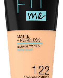 Maybelline New York Fit Me! Matte + Poreless Make-Up 122 Creamy Beige Foundation (flüssig) 30ml